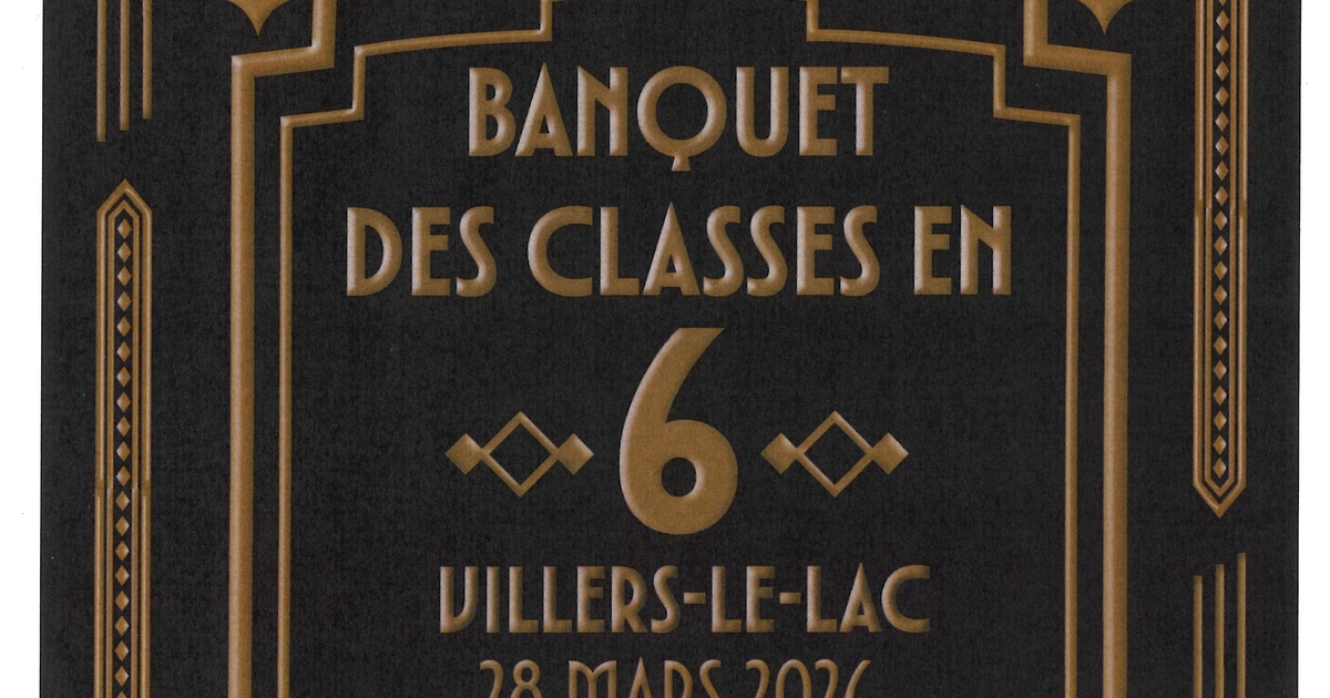 Banquet des classes en 6