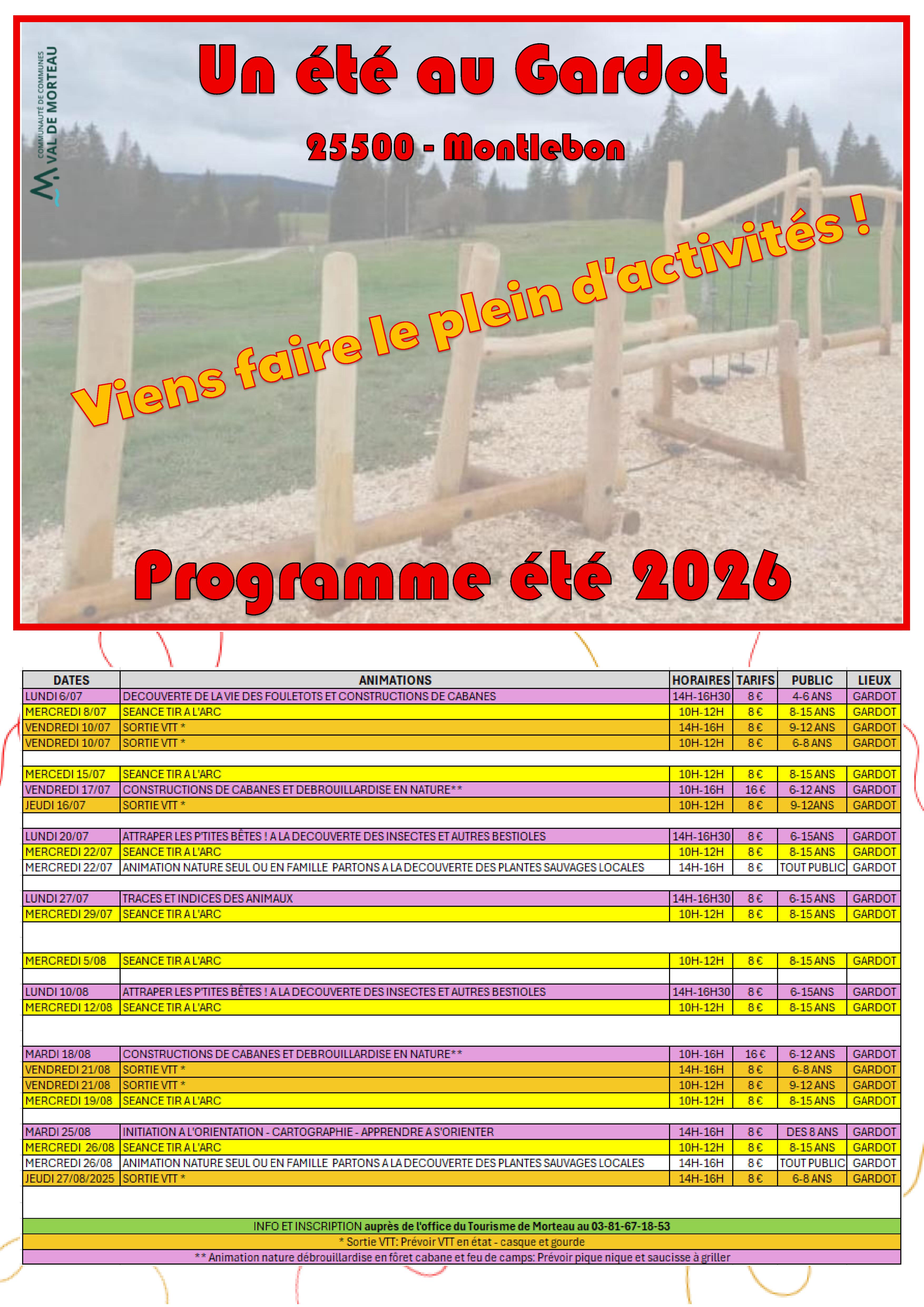 Flyers Ete Gardot 2026 A3