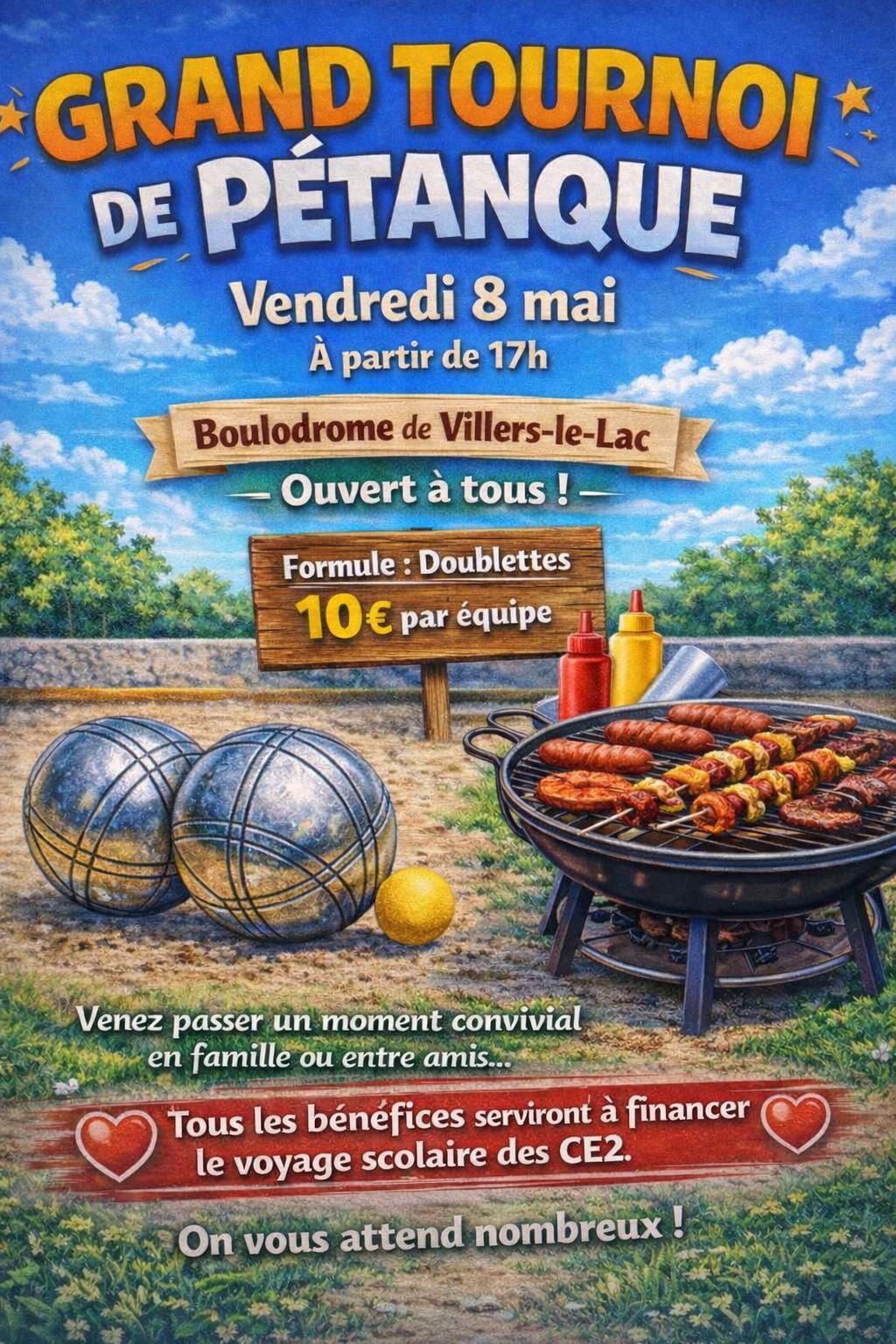 Tournoi Petanque 8 Mai