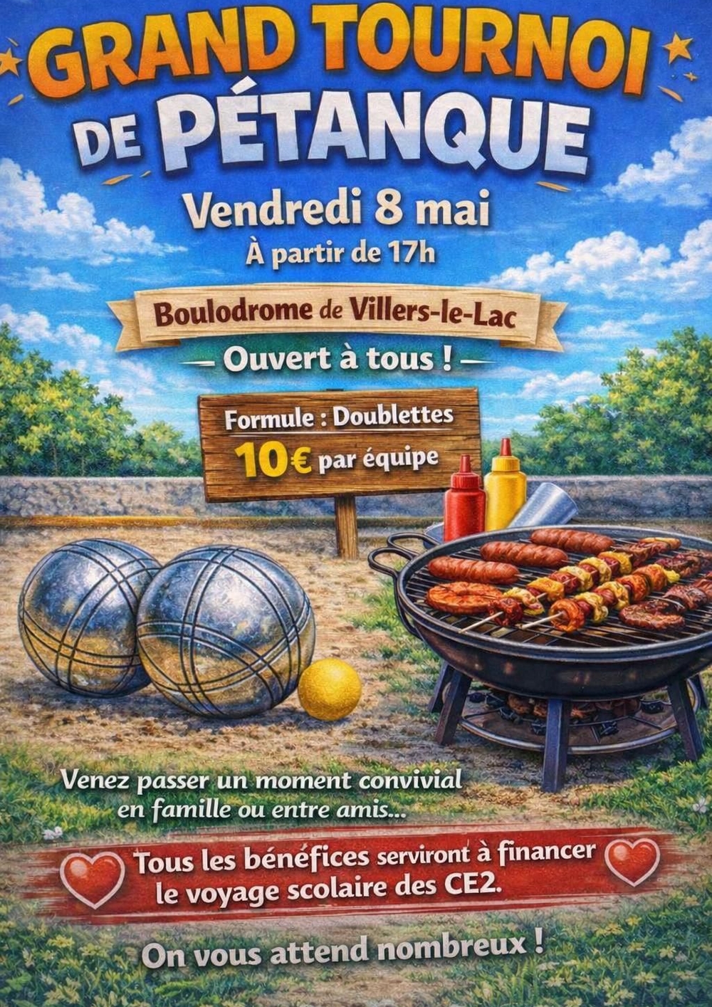 Tournoi de pétanque