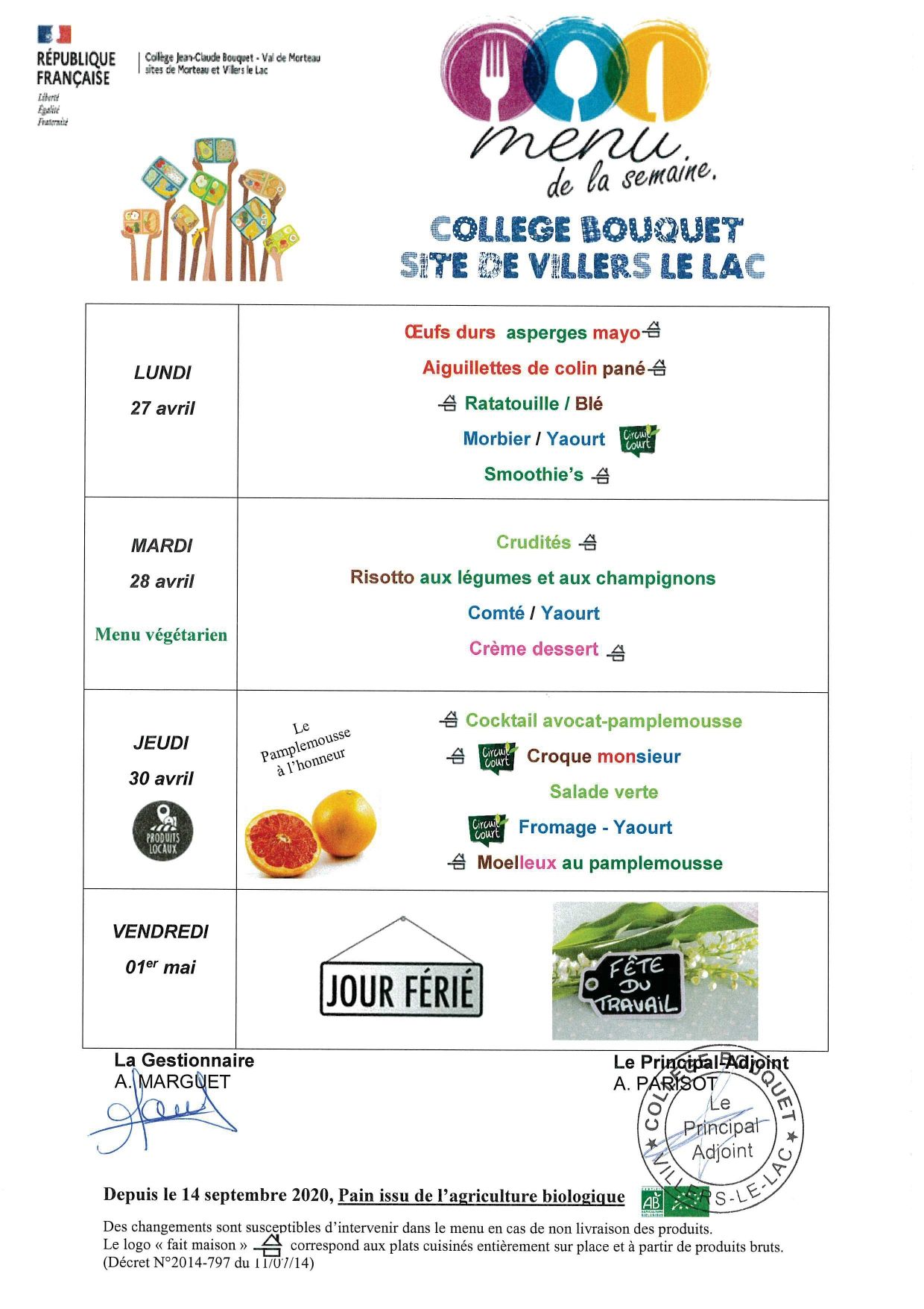 Menu Vll Du 27 Au 30 Avril Page 0001