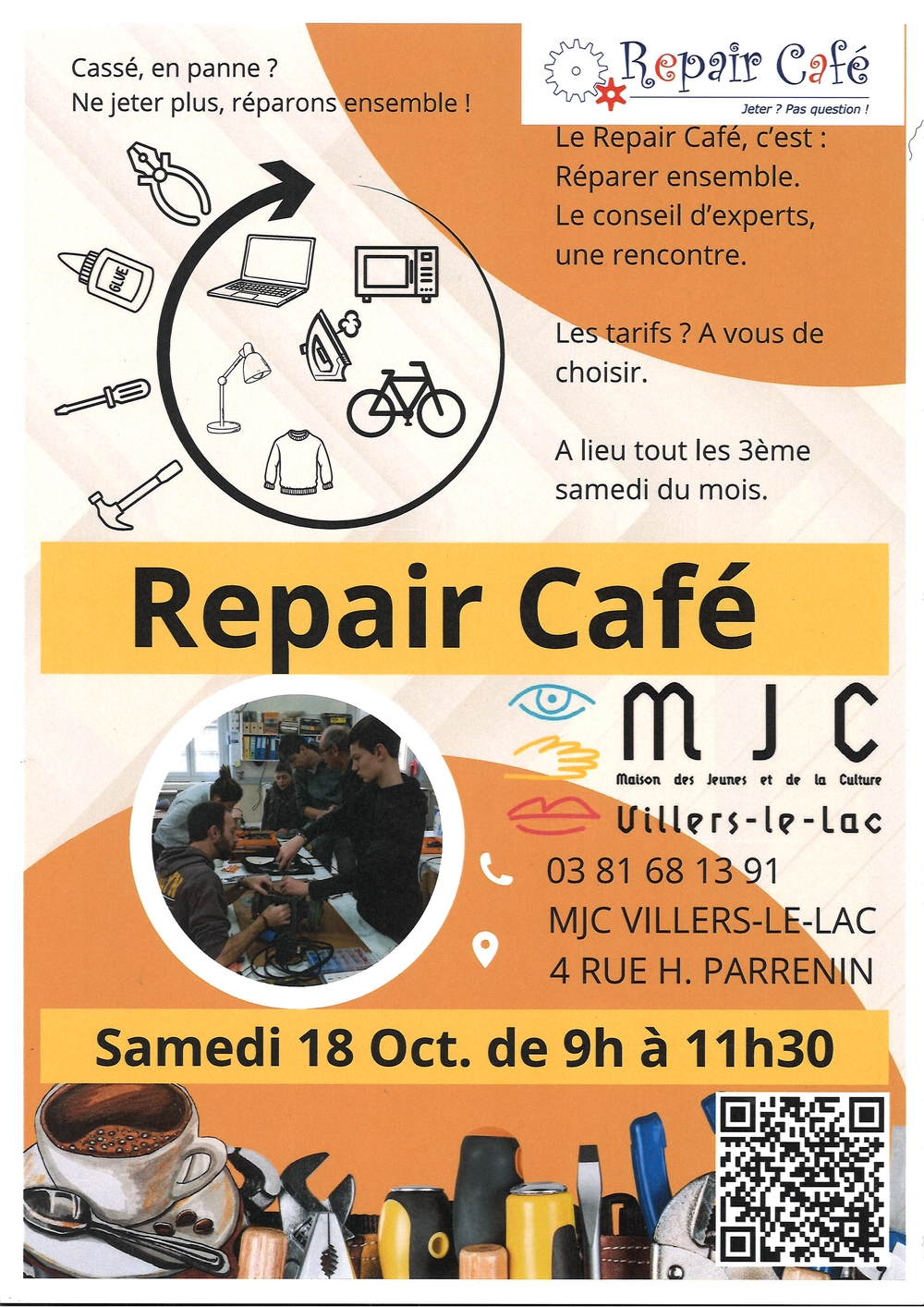 REPAIR CAFÉ - MJC