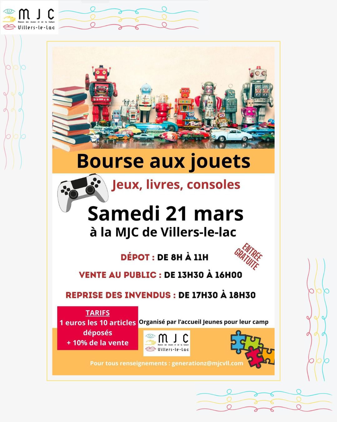 Mjc Bourse Aux Jouets