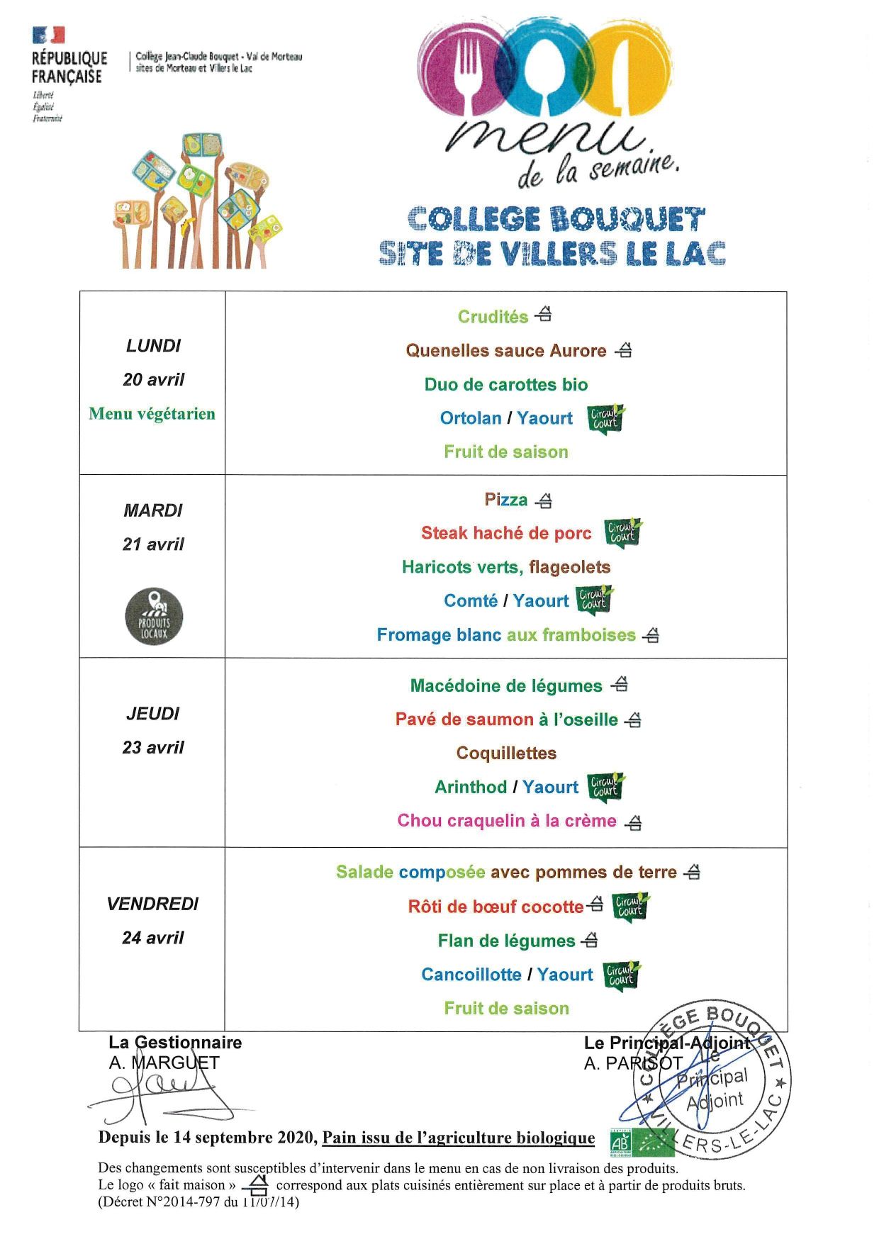 Menu Vll Du 20 Au 24 Avril Page 0001