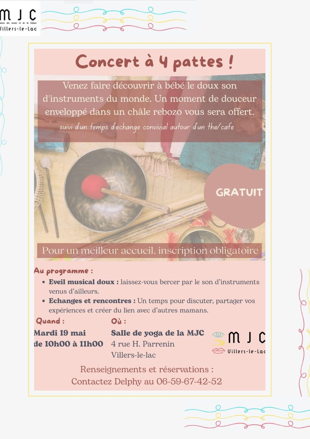 Concert à 4 pattes