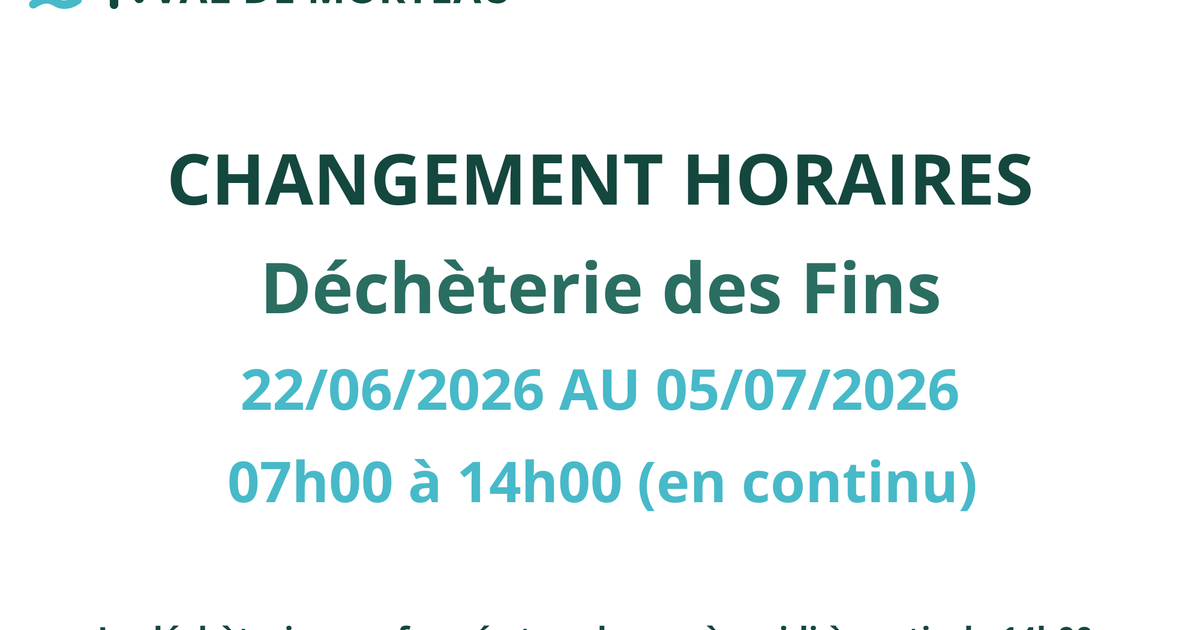 Déchèterie des Fins