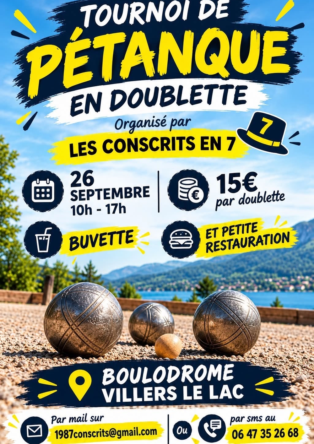 Tournoi de pétanque