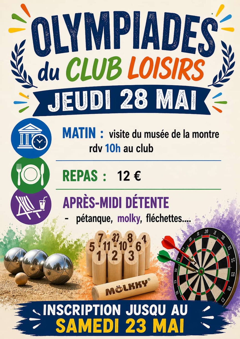 Olympiades du Club Loisirs