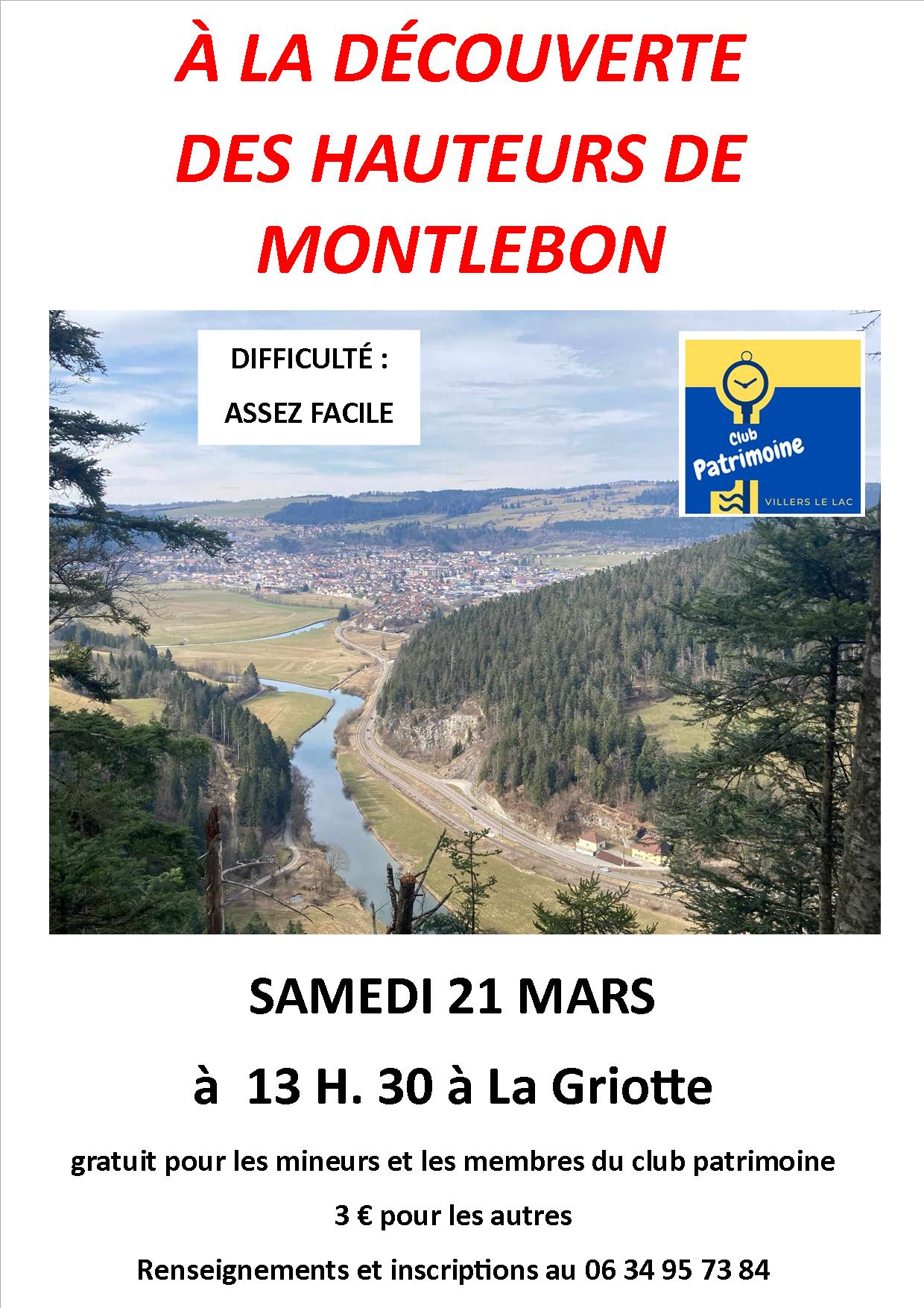 Club Patrimoine   Rando Mars