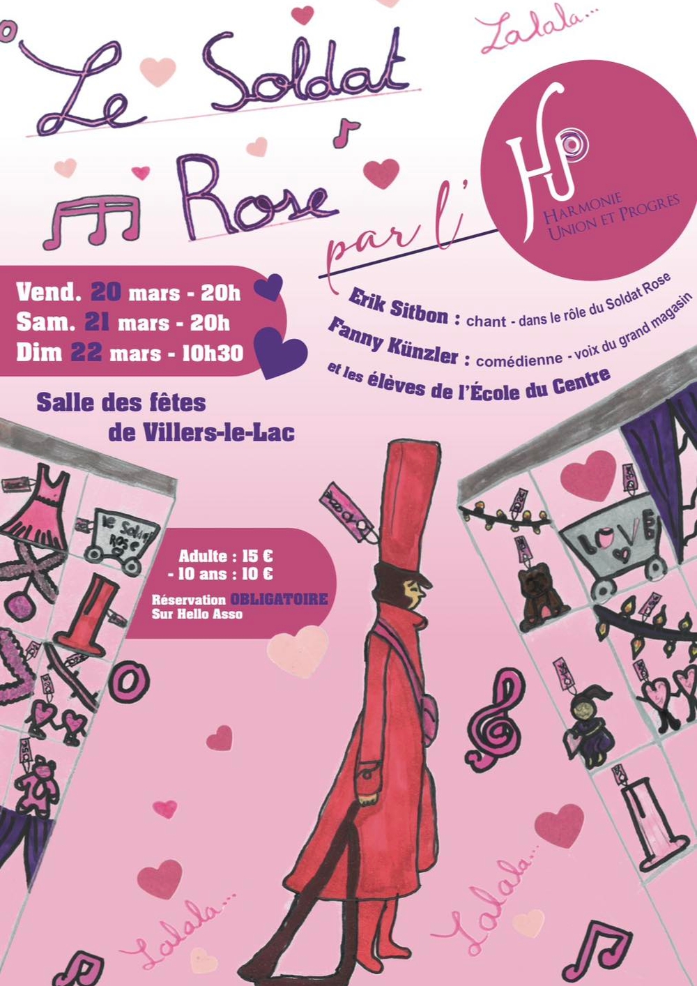 Spectacle Le Soldat Rose
