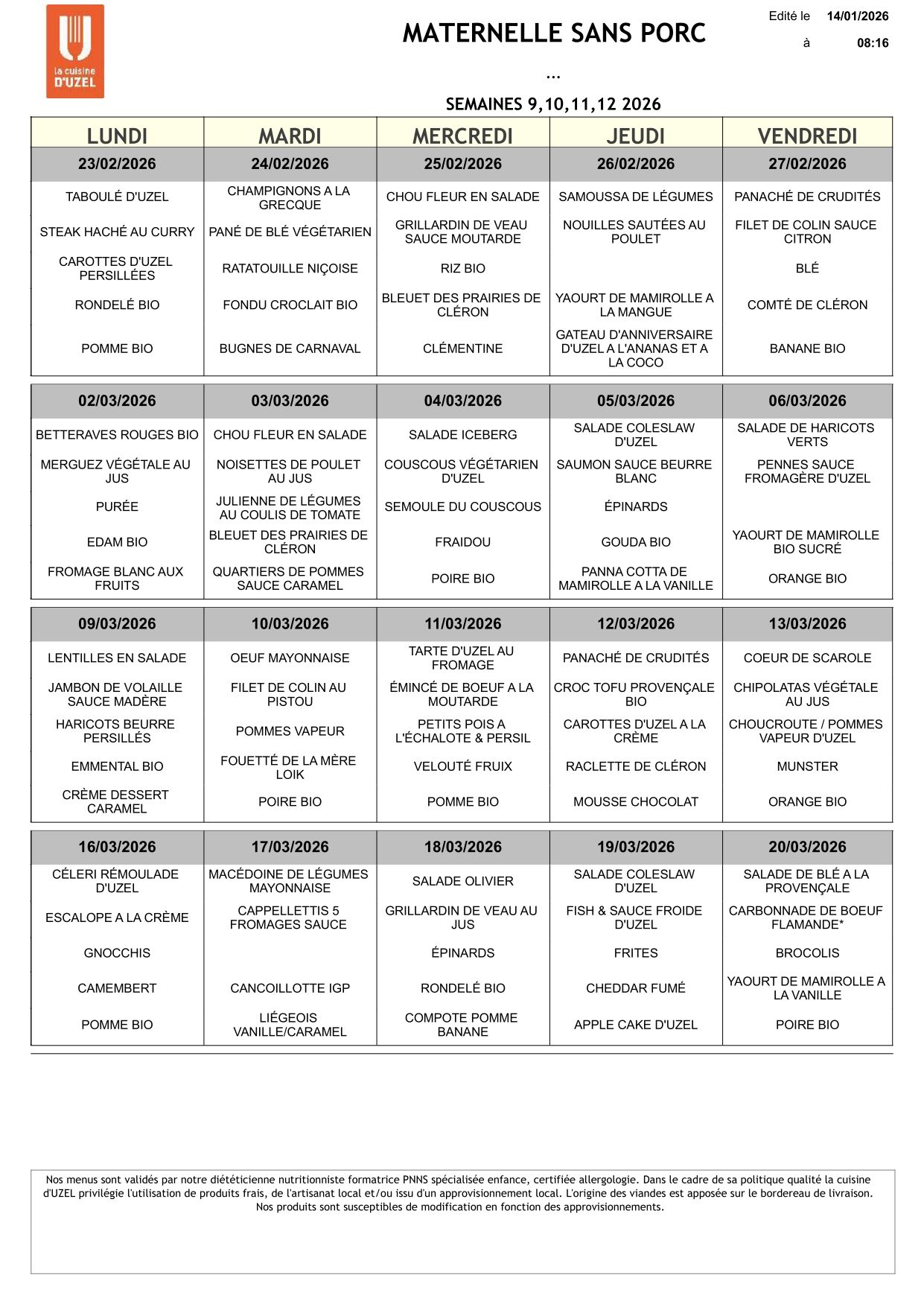 Menus Maternelle Du 23.02.2026 Au 20.03.2026 Page 0002