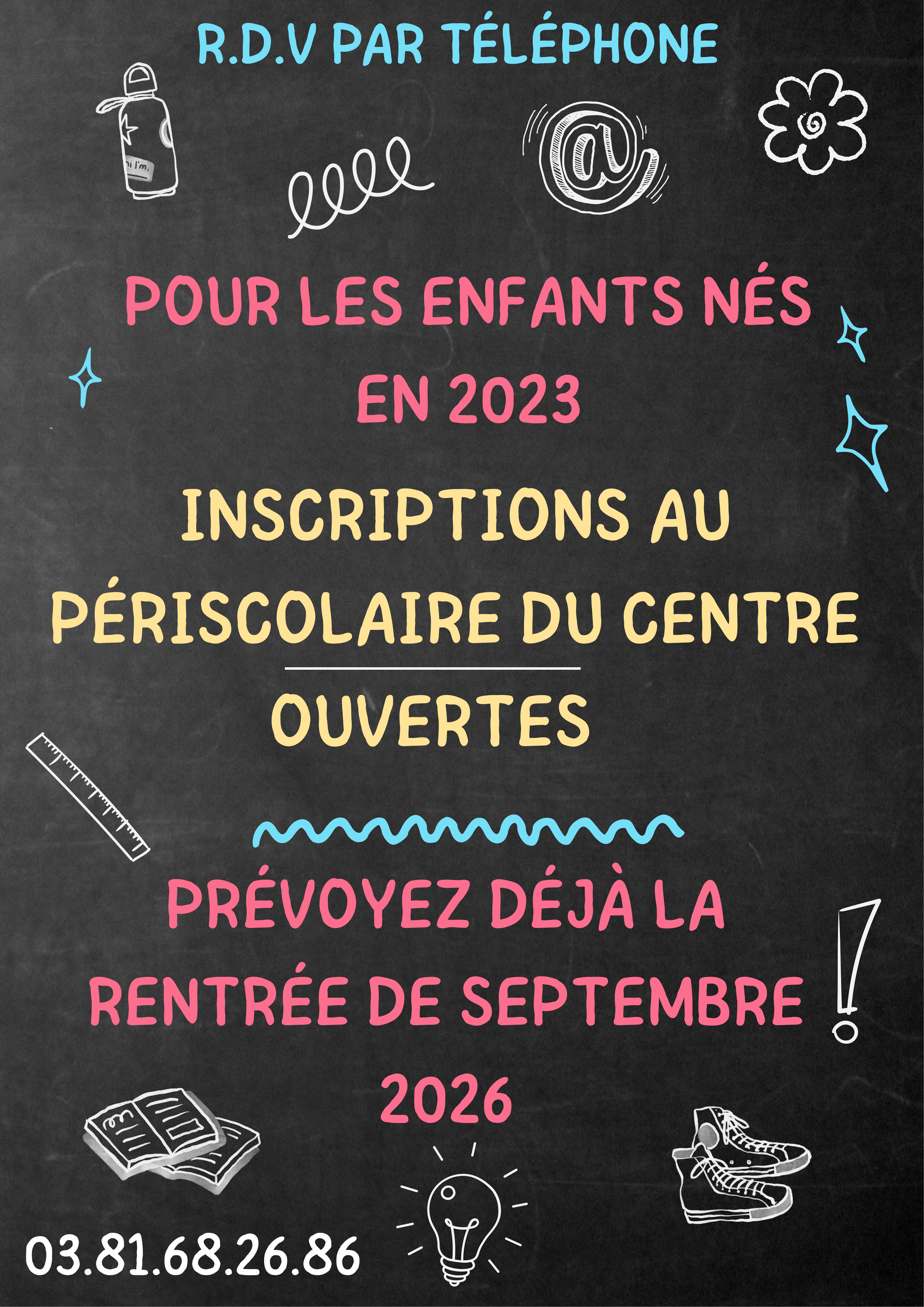 Inscriptions Periscolaire   Septembre 2026