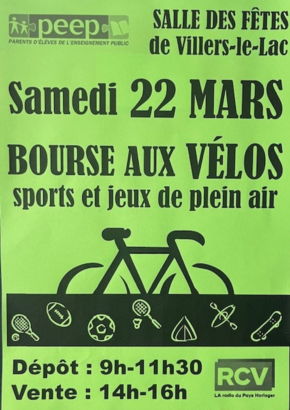 BOURSE AUX VÉLOS