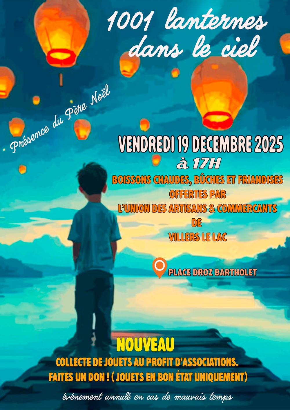 1001 lanternes dans le ciel