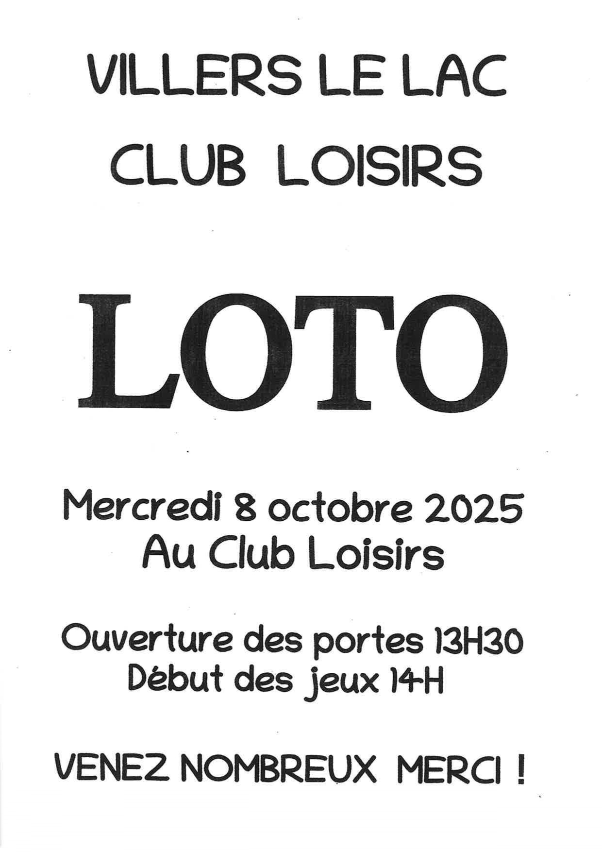 Loto Club Loisirs Page 0001