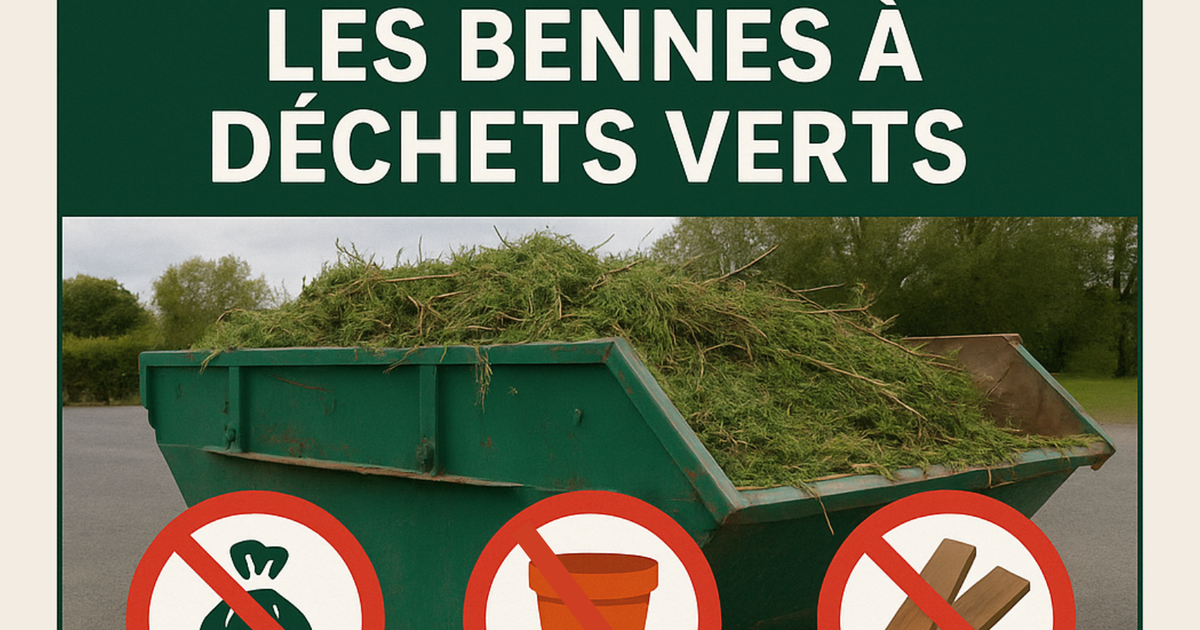 BENNES DÉCHETS VERTS