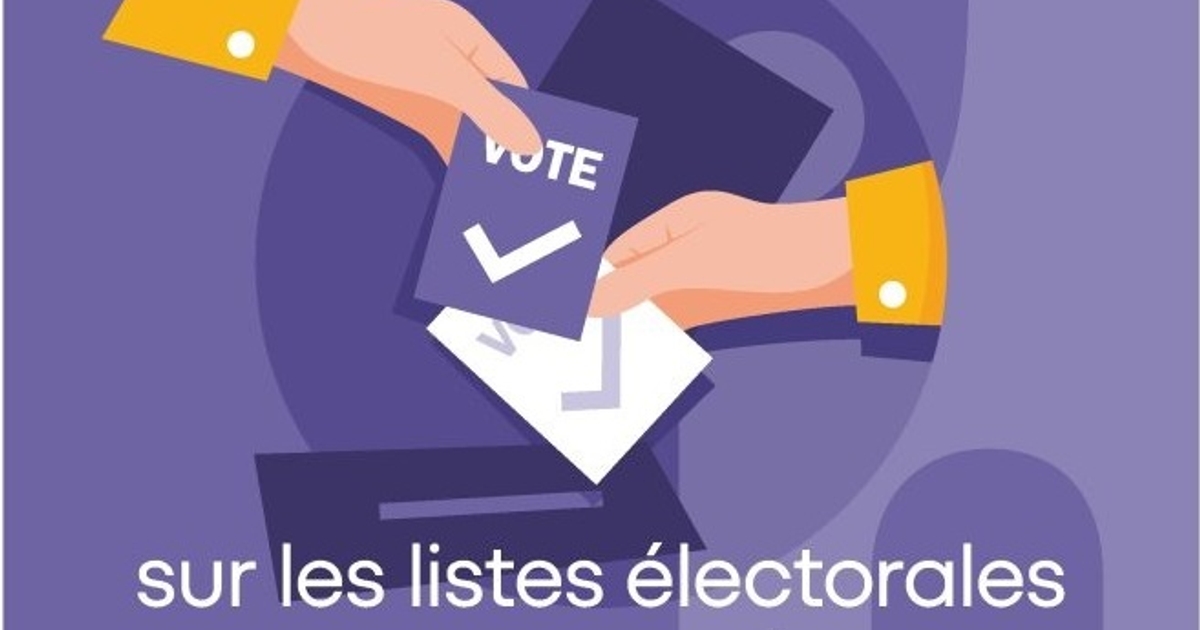 Inscriptions sur les listes électorales