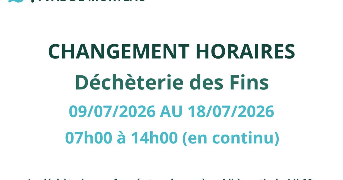 Déchèterie des Fins