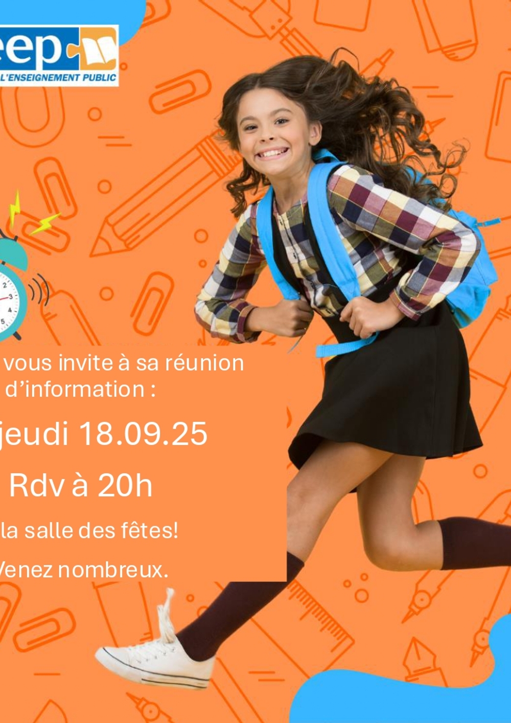 Réunion de Rentrée - PEEP