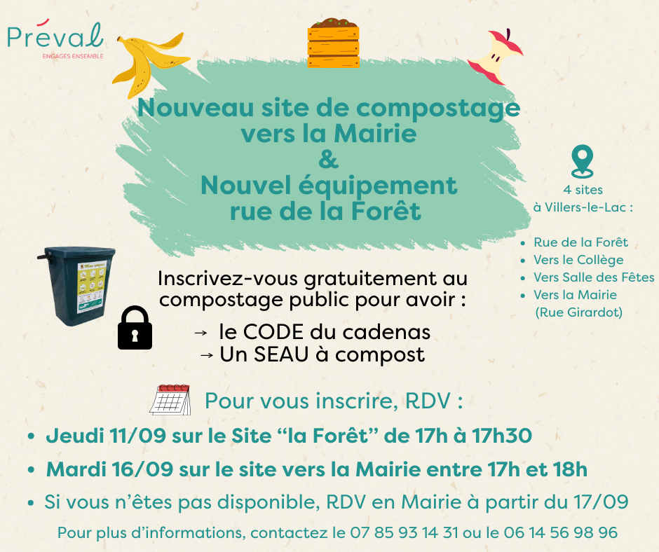 9 Composteurs Publics Villers Le Lac