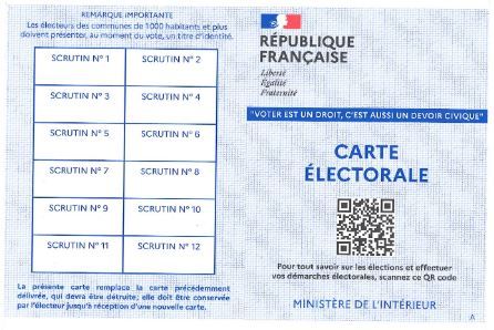 Carte Electorale