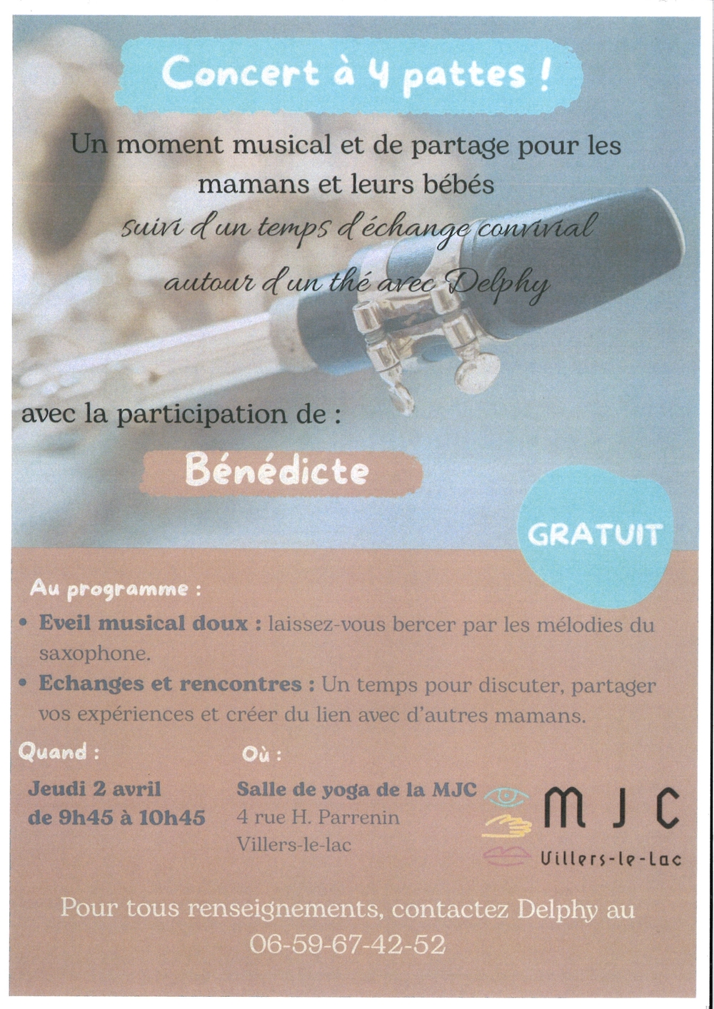 MJC Concert à 4 pattes