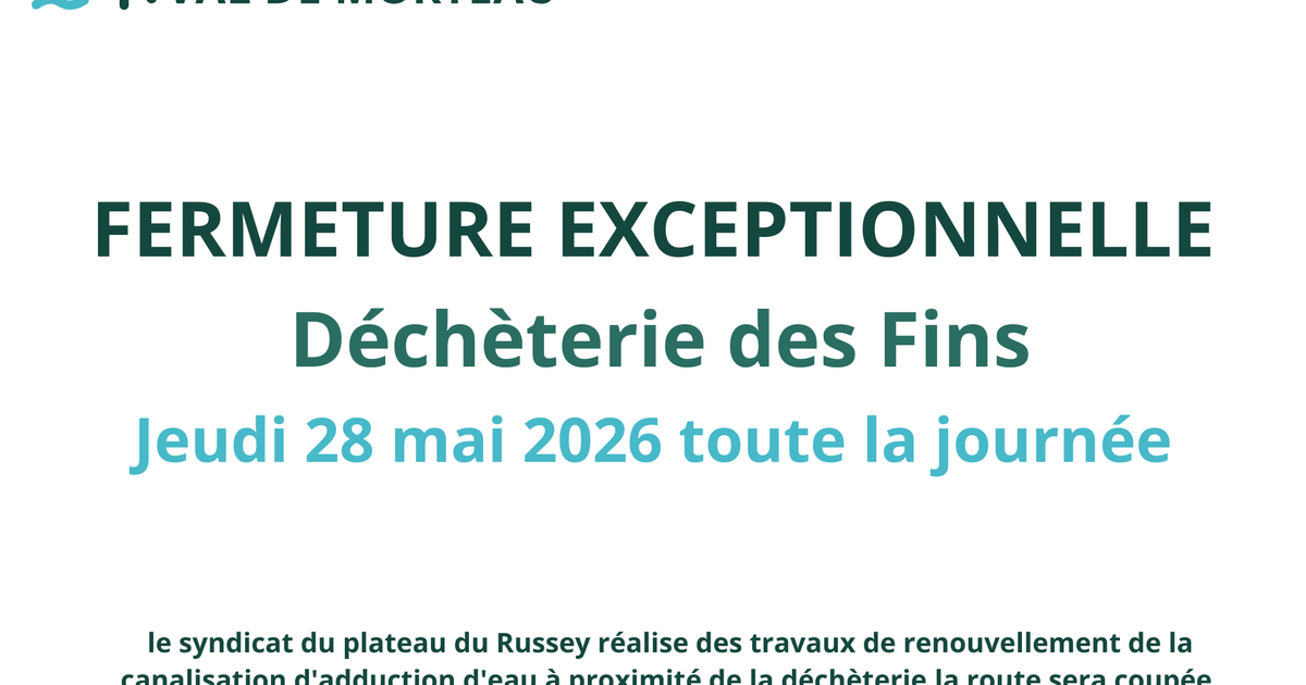 Déchèterie des Fins